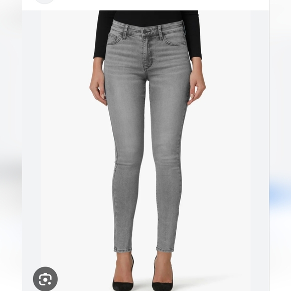 Joe's High Rise Skinny Grey - Picture 2 of 5
